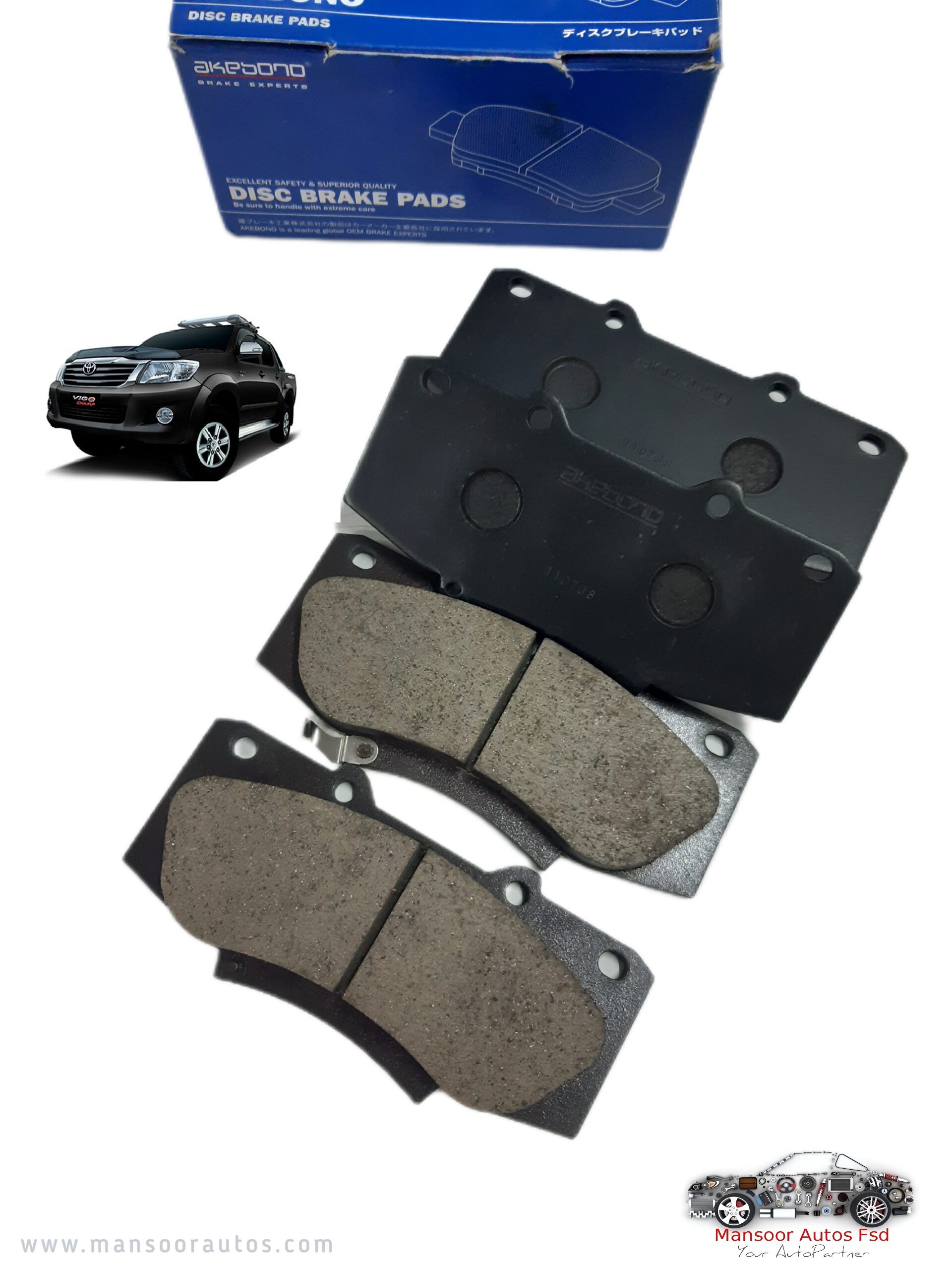 Disc Brake Pads Viggo Champ Akebono Japan