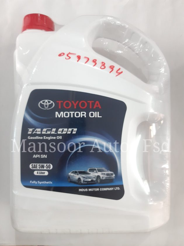 Engine Oil 5w-50 TOYOTA TAGLON - 4 LTRs - Image 2