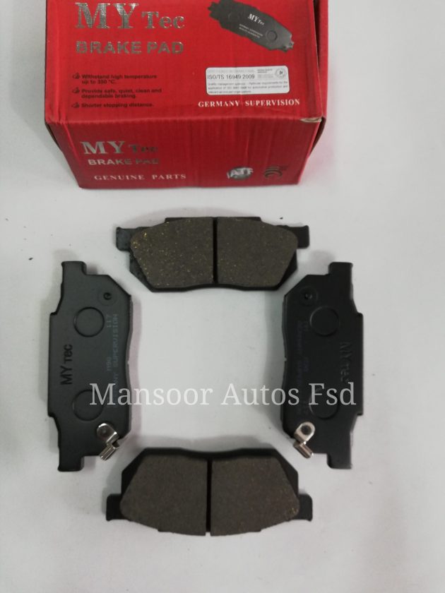 Disc Brake Pad Front CITY 1998-2003 SX8 - MYTEC