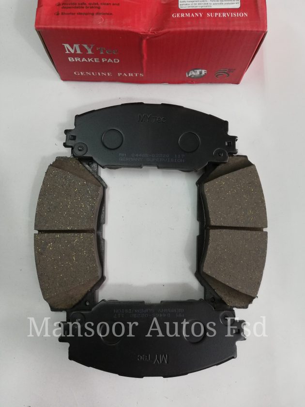 Disc Brake Pad Front Corolla 2009-22 - MYTEC