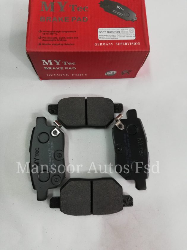 Disc Brake Pad Rear Corolla 2009-22 - MYTEC