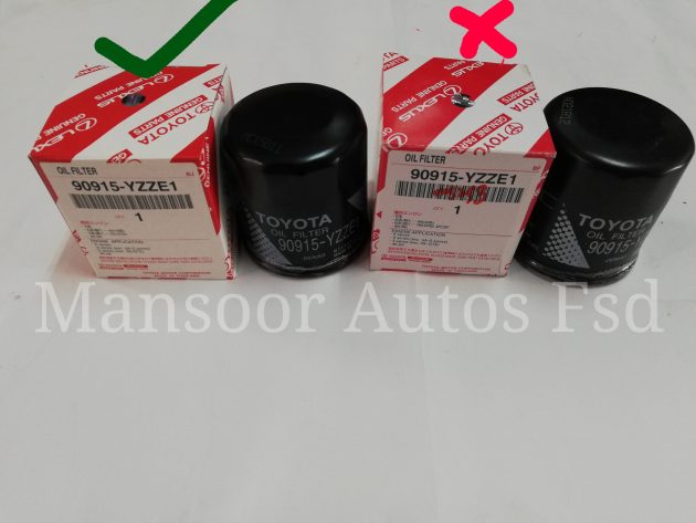 Oil Filter Toyota All models - Genuine