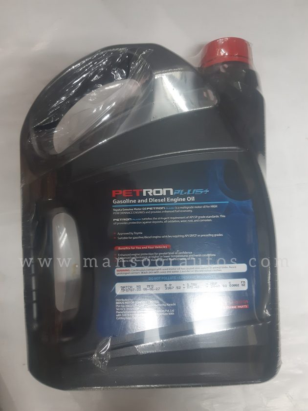 Engine Oil TOYOTA PETRON PLUS SP 10w-30 - 4LTRs - Image 2