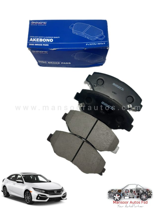 Disc Brake Pad Front Honda Civic X 2016-22 - AKEBONO JAPAN