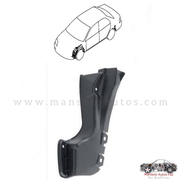 Fender Shield Rear -LH-Lancer 2004-12