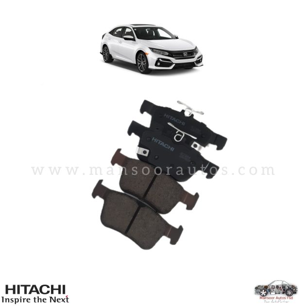 Disc Brake Pad Rear Honda CIVIC X 2017-22 -HITACHI JAPAN