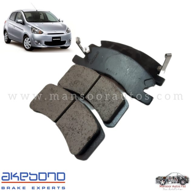 Disc Brake Pad Front Mirage - AKEBONO JAPAN - Image 2