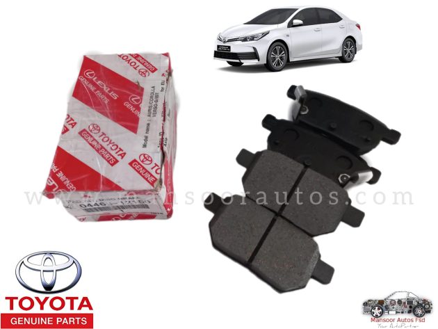 Disc Brake Pad Rear Corolla 2009-23 - GENUINE - Image 2