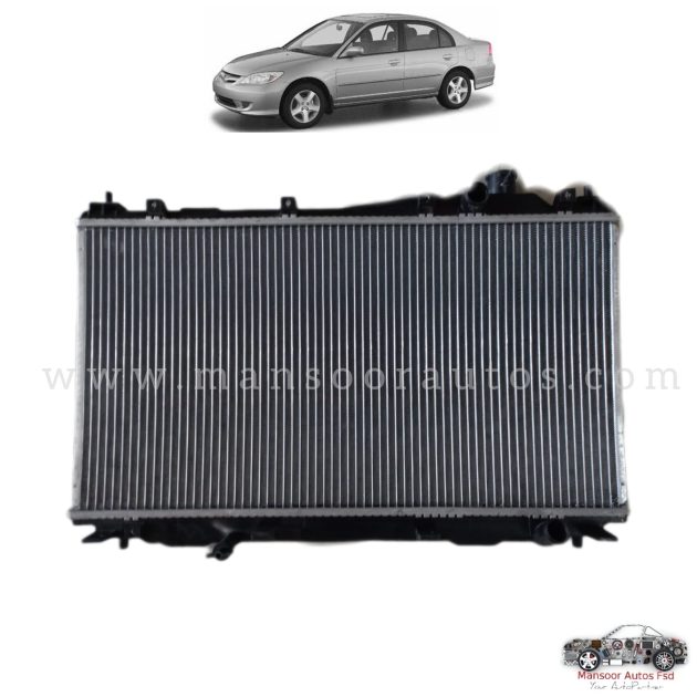 Radiator Honda Civic 2003-06 MANUAL - IMPORTED