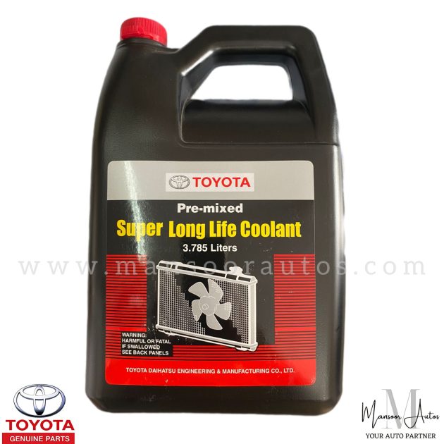 Coolant Toyota  50/50 Premix 3.7Ltrs - Genuine