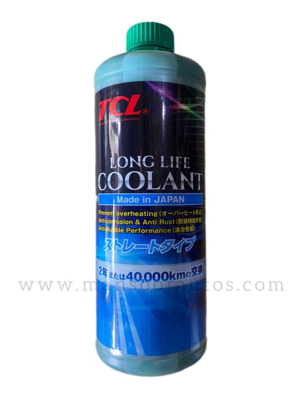 Coolant 50/50 Premix 1 Ltr  Green - TCL JAPAN