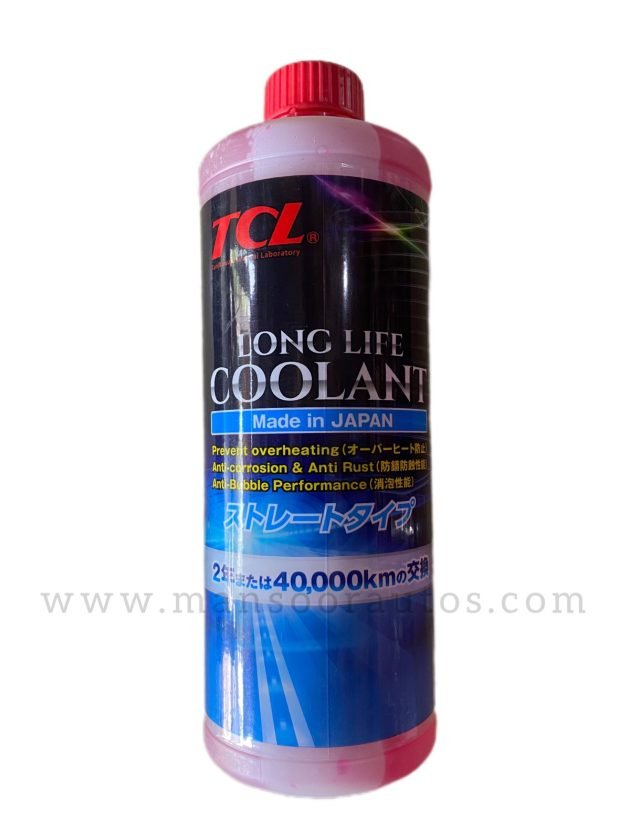 Coolant 50/50 Premix Red 1 Ltr - TCL JAPAN