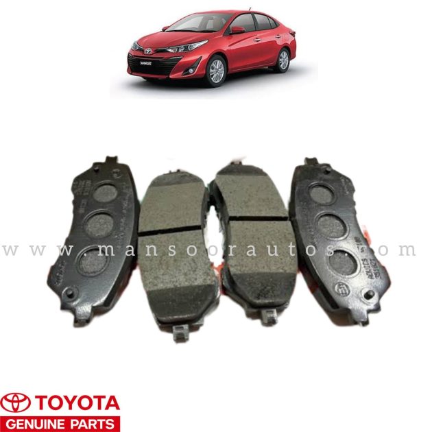 Disc Brake Pad Toyota Yaris - Genuine - Image 2